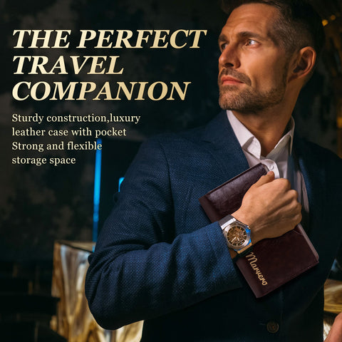 Travel Ciga Humidor with Leather Case