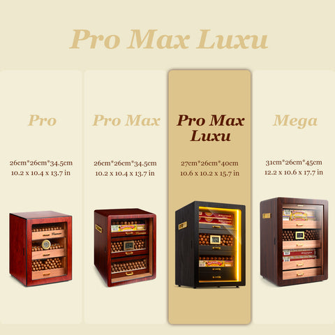 ProMax Luxu Humidor (Black)