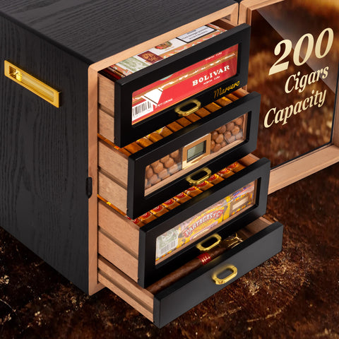 ProMax Luxu Humidor (Black)