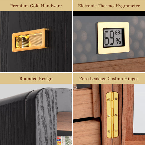 Mega Humidor Black