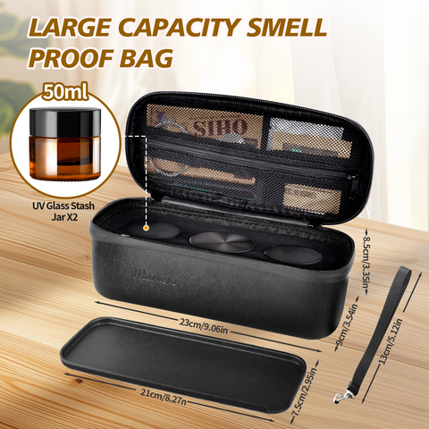 Smell Proof Bag Black