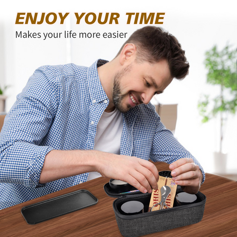 Smell Proof Bag Grey(Grind Included)