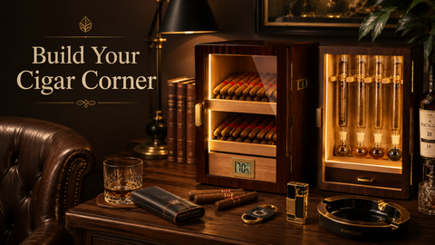 How to Set Up a Cigar Corner at Home?
