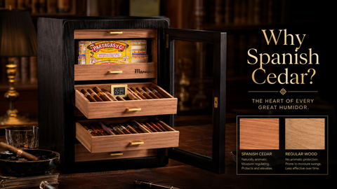 Spanish Cedar VS. Regular Wood: Why It Matters for Cigar Storage
