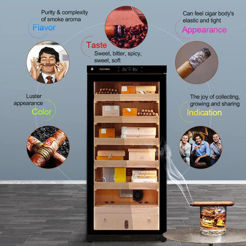 Raching Electric Cigar Humidor Cabinet 230L