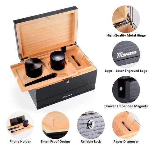 All-In-One Stash Box-Black