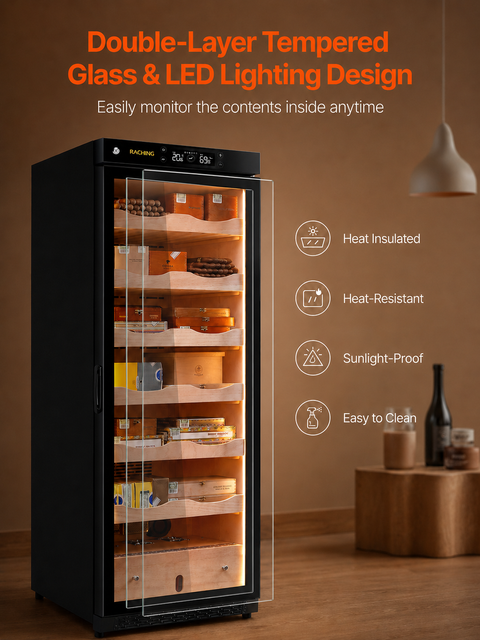 Raching Electric Cigar Humidor Cabinet 330L