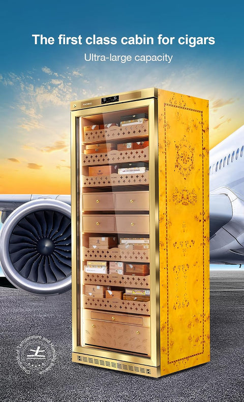 Raching MON5800A Gold Electric Cigar Humidor